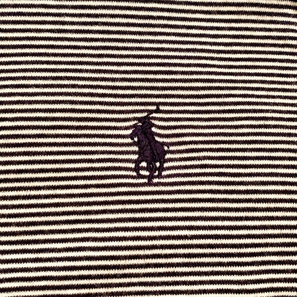 Ralph Lauren Navy Striped T-Shirt - Picture 5 of 7